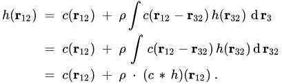 Ornstein-Zernike Equation